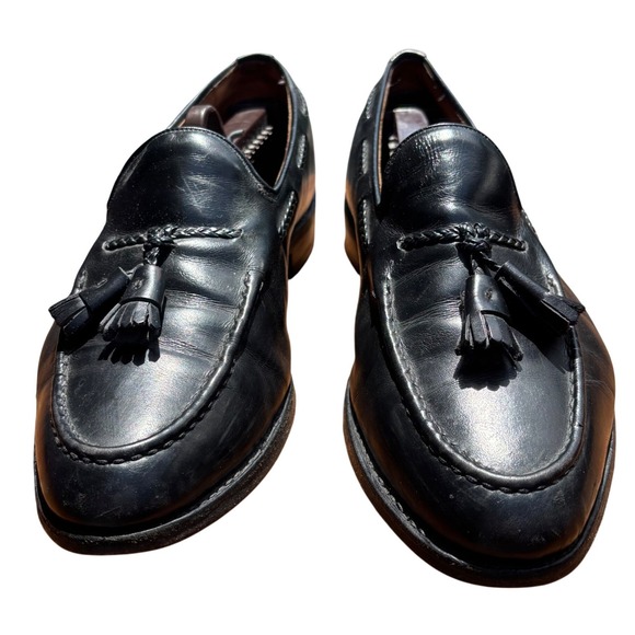 Allen Edmonds Brookwood Mens Black Leather Tassel Loafers Made in USA 11 D 4807 main image 10